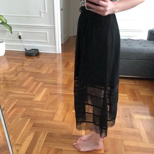 Black Lacey Skirt